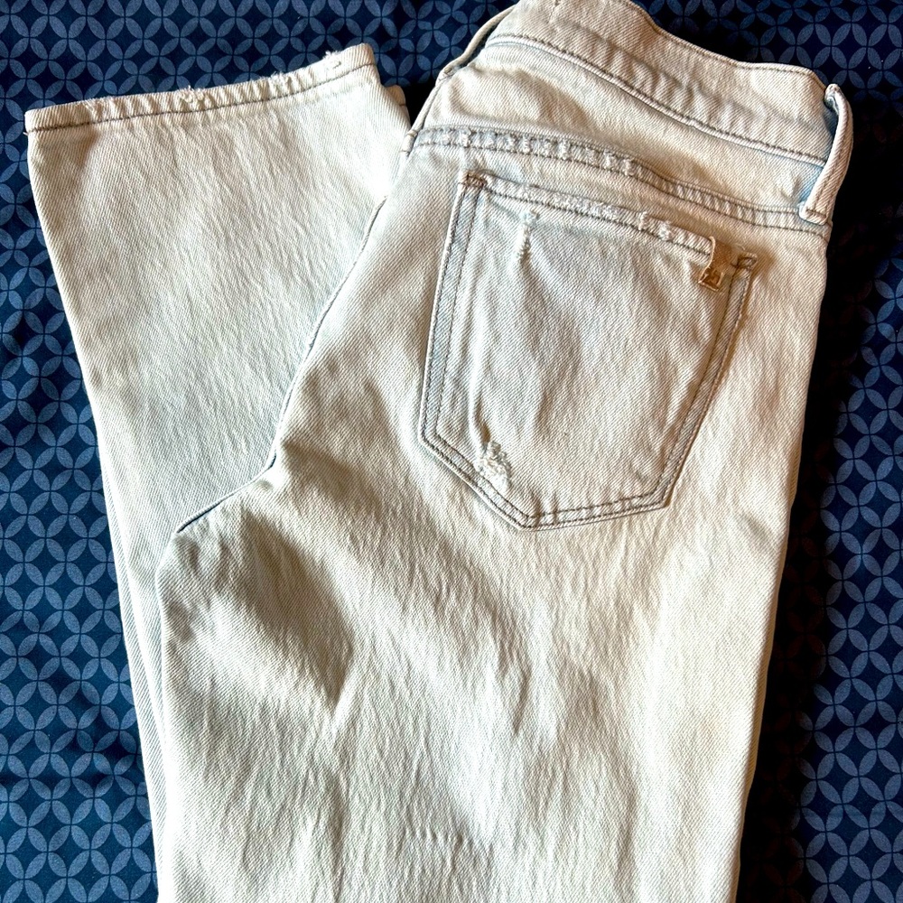 Joe’s The Lara mid rise cigarette crop jeans size 27
